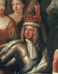 Detail of George I from the Painted Hall, Greenwich