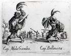 Balli de Sfessania, c.1622 (engraving) (b/w photo)