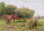 Haymaking (w/c on paper)