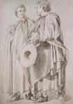 Two Poor Knights of Windsor (pencil on paper)