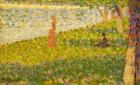 Women on the River Bank, study for 'La Grande Jatte', c.1885-86 (oil on canvas)