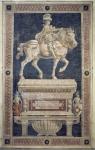 Equestrian monument of Niccolo Marucci da Tolentino (d.1435), 1456 (fresco)