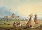 Fort Laramie, 1858-60 (w/c on paper)