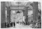 Fabric Shop, 9 rue de la Chaussee d'Antin (engraving) (b/w photo)