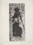 Au Louvre: La Peinture (Mary Cassatt), c.1879-80 (etching and aquatint)