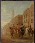 Restoration Procession of Charles II at Cheapside, c.1745 (oil on canvas)