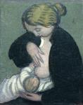 Mother in a Black Shirt, 1895 (oil on canvas)