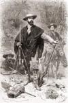 douard Fran̤ois Andr̩ during his botanising expedition in the foothills of the Andes in 1875-76 (engraving)