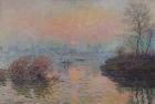 Sun Setting over the Seine at Lavacourt. Winter Effect, 1880 (oil on canvas)