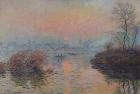 Sun Setting over the Seine at Lavacourt. Winter Effect, 1880 (oil on canvas)