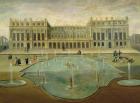 Chateau de Versailles from the Garden Side, before 1678 (oil on canvas)