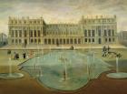 Chateau de Versailles from the Garden Side, before 1678 (oil on canvas)