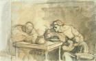 The Soup, c.1862-65 (pen & ink, w/c and pencil on paper)