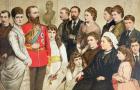 The Royal Family, 1880 (colour engraving)