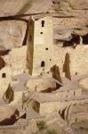 Remains of Pueblo Indian cliff dwellings, built 11th-14th centuries (photo)