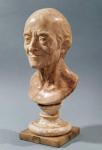 Bust of Voltaire (1694-1778) (marble)