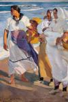 Valencian Fisherwomen, 1915 (oil on canvas)