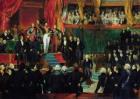 Louis-Philippe (1773-1850) is sworn in as king before the Chamber of Deputies, 9th August 1830 (oil on canvas)