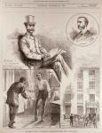 The Arrest of Mr. C.S. Parnell, MP, at Morrison's Hotel, Dublin, from 'The Illustrated London News', 22nd October 1881 (engraving)