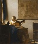 Woman with a Lute, c.1662-1663 (oil on canvas)