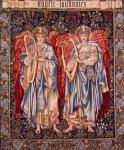 Angeli Laudantes, tapestry designed by Henry Dearle with figures by Edward Burne-Jones originally drawn in 1877/78, woven at Merton Abbey in 1894 by Morris and Co. (wool & silk on cotton)