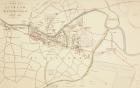 Plan of Lucknow, 1883 (coloured engraving)
