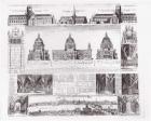 St. Paul's Cathedral (engraving) (b/w photo)