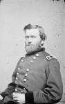 Maj. Gen. Ulysses S. Grant, officer of the Federal Army, 1862-4 (b/w photo)