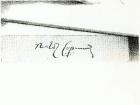 Signature of Nicolaus Copernicus (1473-1543) (pen & ink on paper) (b&w photo)