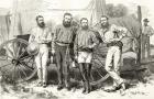 Overland Telegraph Party, c.1872, from 'Australian Pictures' by Howard Willoughby, published by the Religious Tract Society, London, 1886 (litho)