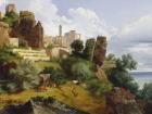 Roquebrune Landscape (oil on canvas)