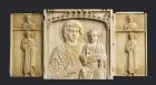 Triptych icon of the Virgin and Child with saints (ivory) (see also 957216-8)