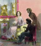 The Duchess, plate 13 from 'Les Femmes de Paris', 1841-42 (colour litho)