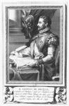 Portrait of Alonso de Ercilla y Z̼̱iga (engraving)