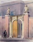 The Entrance to Joiners' Hall, 1854 (w/c on paper)