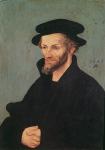 Portrait of Philipp Melanchthon (1497-1560) 1543 (oil on panel)