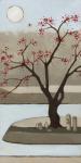 Cherry Tree, Winter, 2013, (oil on wood panel)