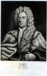 Portrait of James Brydges, first Duke of Chandos (1673-1744), engraved by Burnet Reading (fl. 1776-1822) (engraving) (b/w photo)
