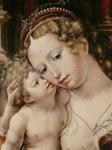 Virgin and Child (oil on panel) (detail of 498718)