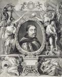 Jan Sobieski III (1624-96) King of Poland, 1683 (engraving)