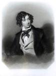 Portrait of Benjamin Disraeli Esquire (1804-81) M.P., engraved by H. Robinson, c.1840 (engraving)