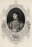 Portrait of King Henry VI (1421-71) (engraving)