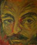 Shakespeare, Macbeth, from 'The Faces of Shakespeare' (oil on canvas)