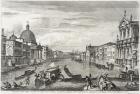 The Grand Canal Between San Simone Piccolo and Santa Chiara, c.1740-41 (etching)