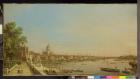 The Thames from the Terrace of Somerset House Looking Towards St. Paul's, c.1750 (oil on canvas)