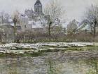 The Church at Vetheuil under Snow, 1878-79 (oil on canvas)