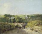 A View of Osmington Village with the Church and Vicarage, 1816 (oil on canvas)