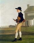 Portrait of a Young Jockey (oil on canvas)
