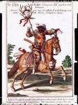 Harlequin on Horseback (coloured engraving)