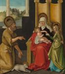 Saint Anne with the Christ Child, the Virgin, and Saint John the Baptist, c.1511 (oil on hardboard transferred from panel)